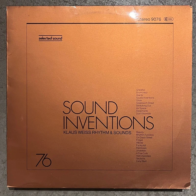 Klaus Weiss Rhythm & Sounds  Sound Inventions (LP)