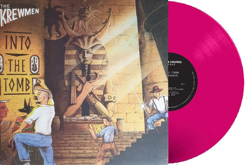 Krewmen - Into The Tomb NEW PSYCHOBILLY / SKA LP (indie exclusive pink vinyl)
