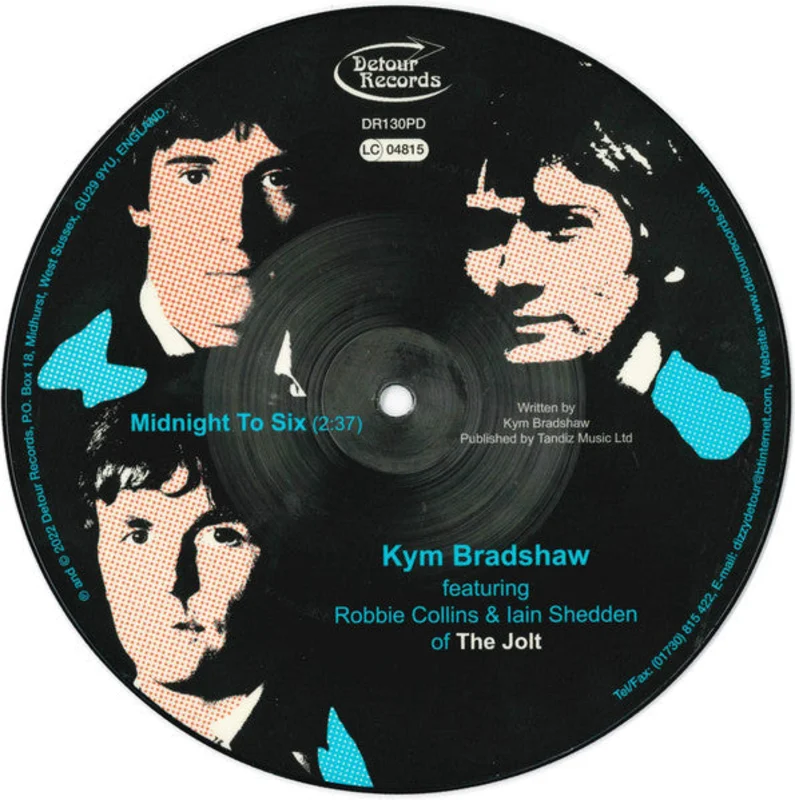 Kym Bradshaw Featuring The Jolt - Midnight To Six NEW 7"