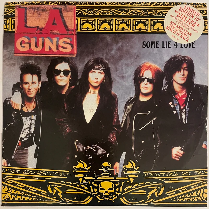 L.A. Guns - Some Lie 4 Love 10" Single (Ltd + Poster)