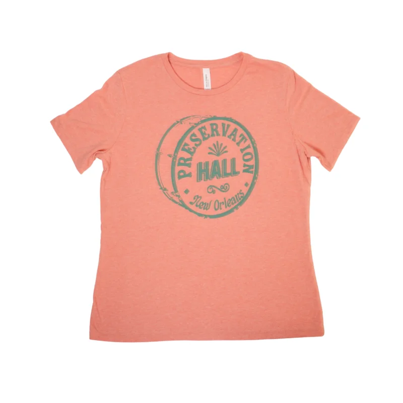 Ladies' Backbeat Tee - Coral