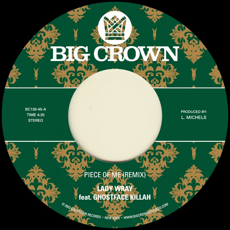 Lady Wray - Piece Of Me (feat. Ghostface Killah) - 7" 45
