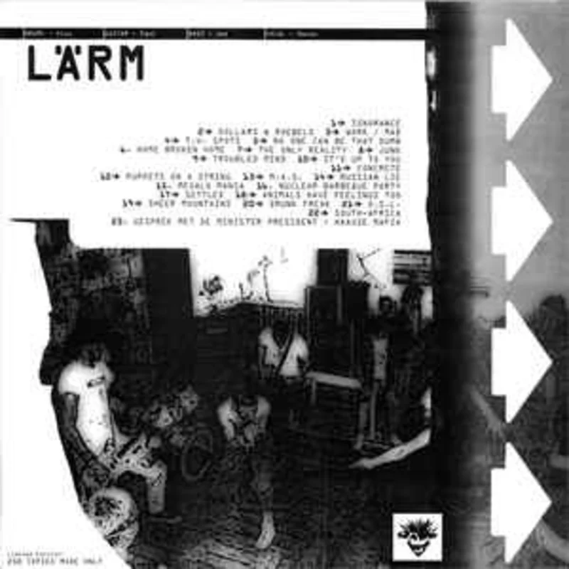 Larm / Pandemonium - Split USED LP (orange vinyl)