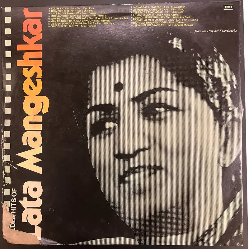 Lata Mangeshkar  Golden Hits Of Lata Mangeshkar (Used Vinyl - VG+) JB Marketplace