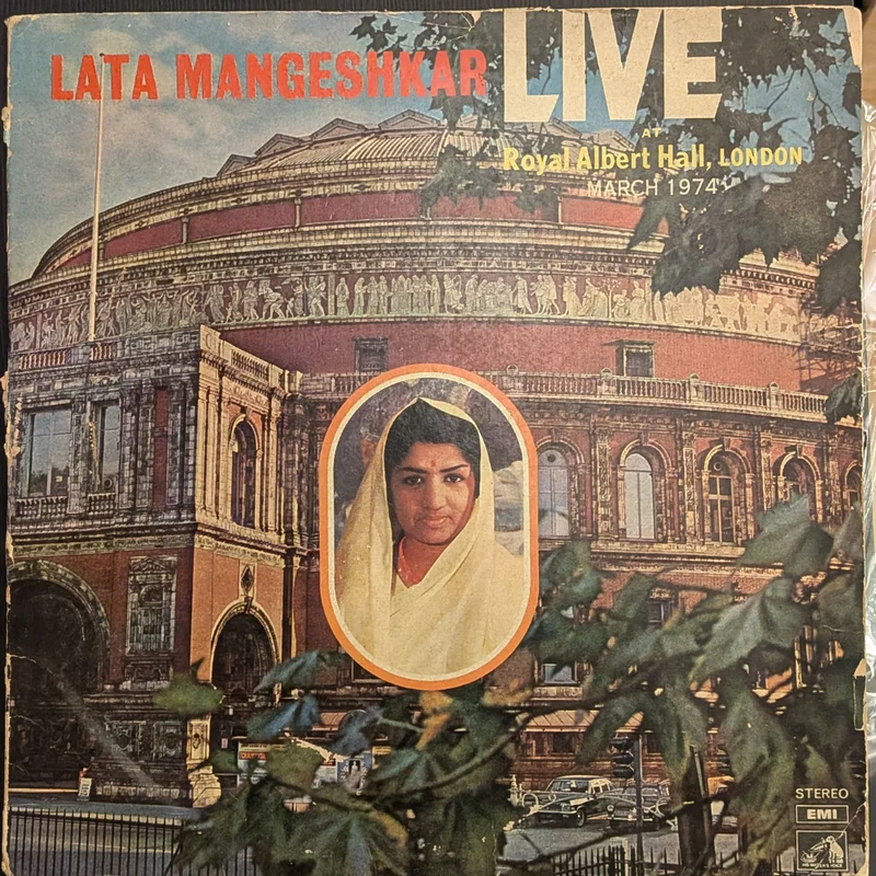 Lata Mangeshkar  Live At Royal Albert Hall, London (March 1974) (Used Vinyl - VG) NJ Marketplace