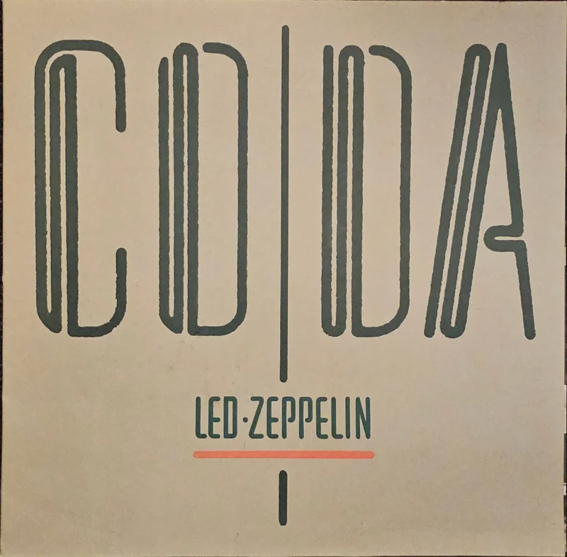 Led Zeppelin - Coda Lp (First Press)