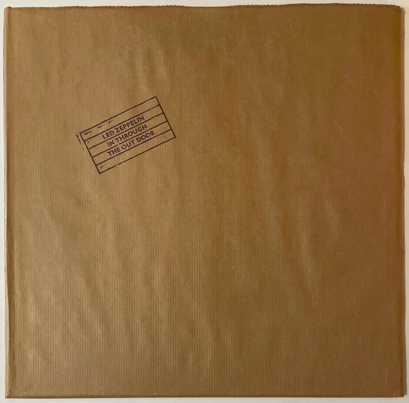 Led Zeppelin - In Through The Out Door Lp (F Sleeve With Paper Bag Outer)