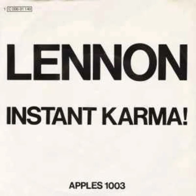 Lennon*  Instant Karma!  (1970)     7"