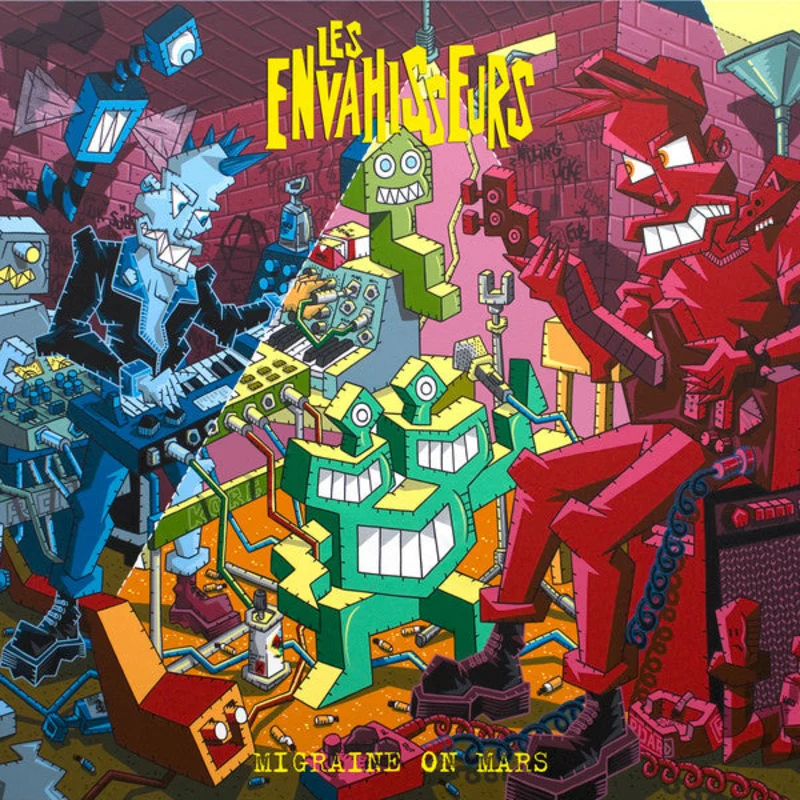 Les Envahisseurs - Migraine On Mars NEW POST PUNK / GOTH LP