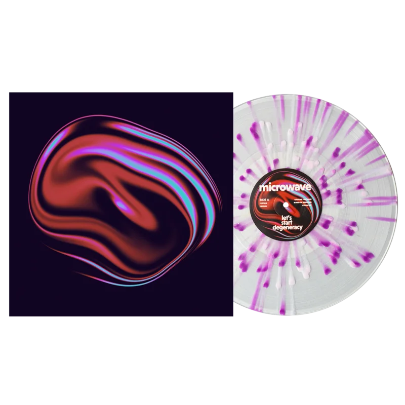 Let's Start Degeneracy - Clear W/ Baby Pink & Purple Splatter LP