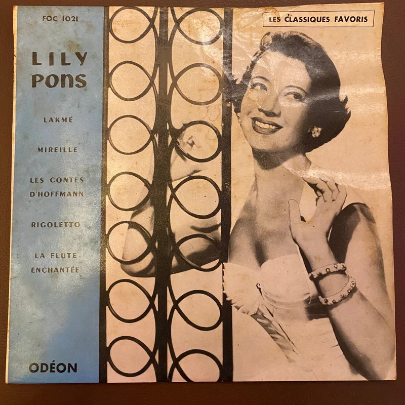 Lily Pons - Lily Pons (Used Vinyl - VG) SC Marketplace