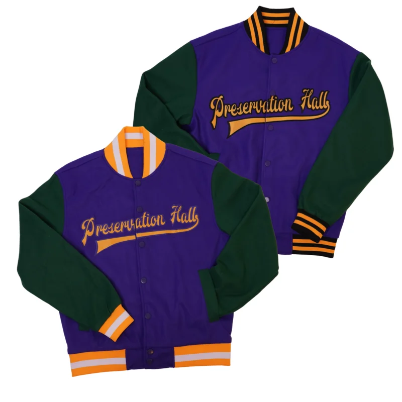 LIMITED EDITION Carnival Time Letterman Jacket White Trim