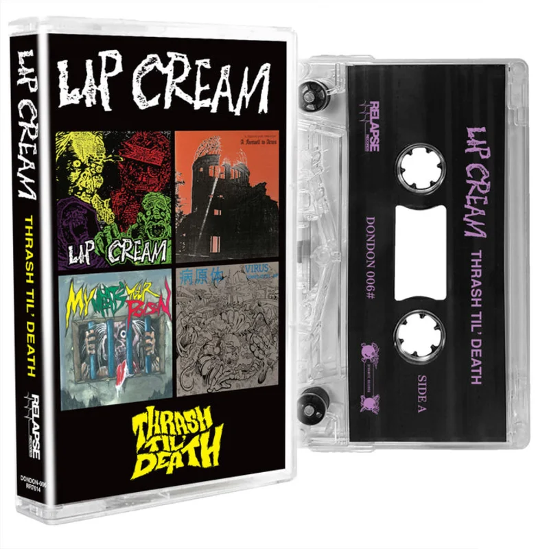 Lip Cream - Thrash Til Death NEW CASSETTE
