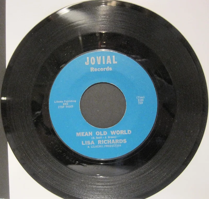 Lisa Richards - Mean Old World b/w Let's Take a Chance