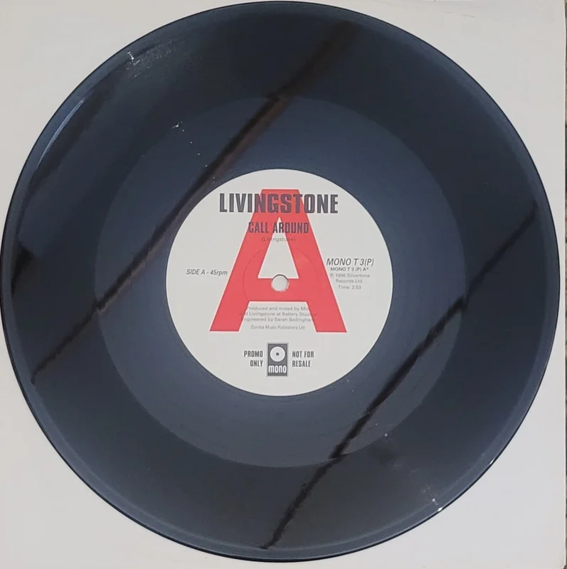 Livingstone - Call Around / You Know Too Much 10" Single (Promo)