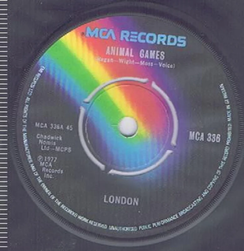 London - Animal Games b/w Us Kids Cold USED 7"