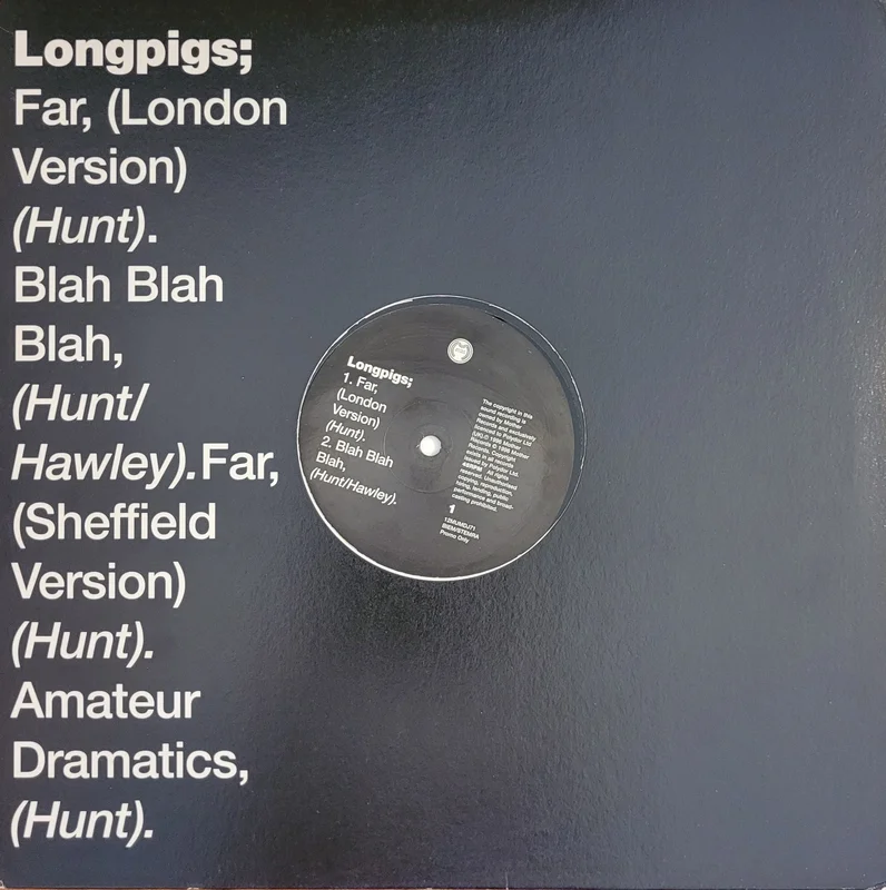 Longpigs - Far 12" Single (Promo)