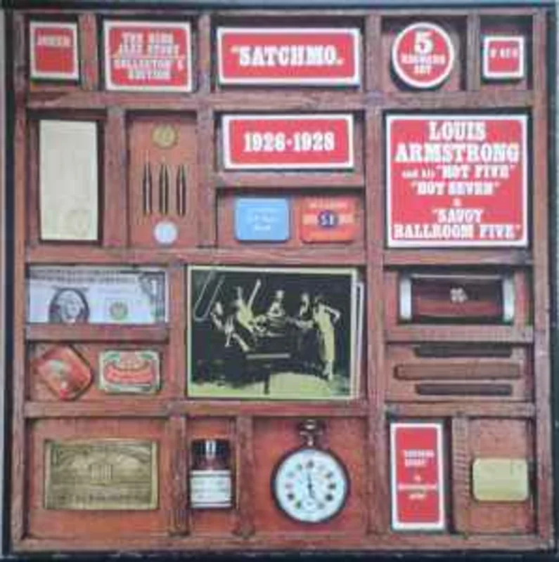 Louis Armstrong And His Hot Five*, "Hot Seven"* & "Savoy Ballroom Five"*  "Satchmo" 1926-1928  (1981)