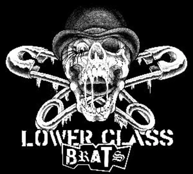 LOWER CLASS BRATS SKULL back patch