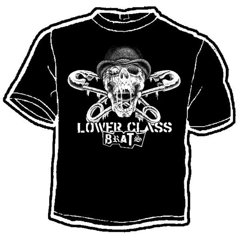 LOWER CLASS BRATS SKULL shirt