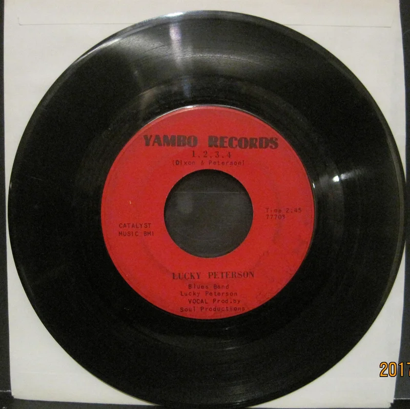 Lucky Peterson - 1, 2, 3, 4 b/w Good Old Candy