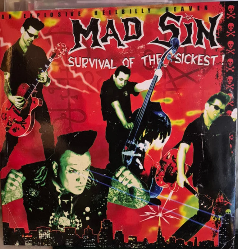 Mad Sin - Survival Of The Sickest! NEW PSYCHOBILLY / SKA LP