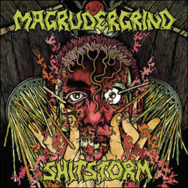 Magrudergrind / Shitstorm - Split USED LP