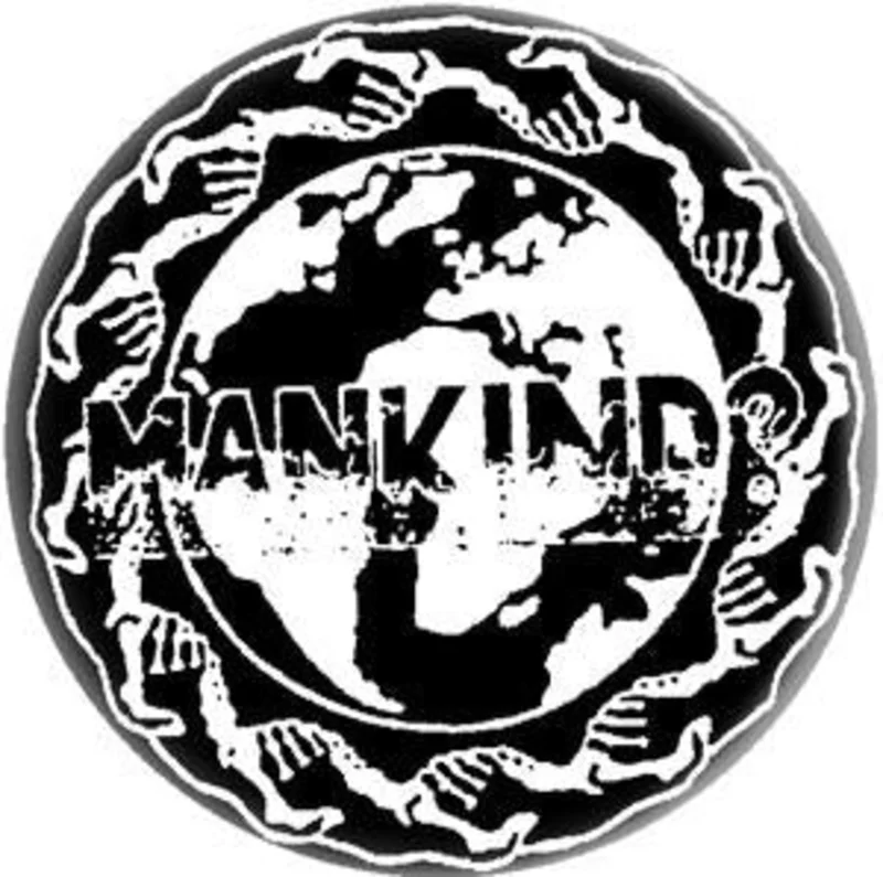 MANKIND LOGO button (1 inch)