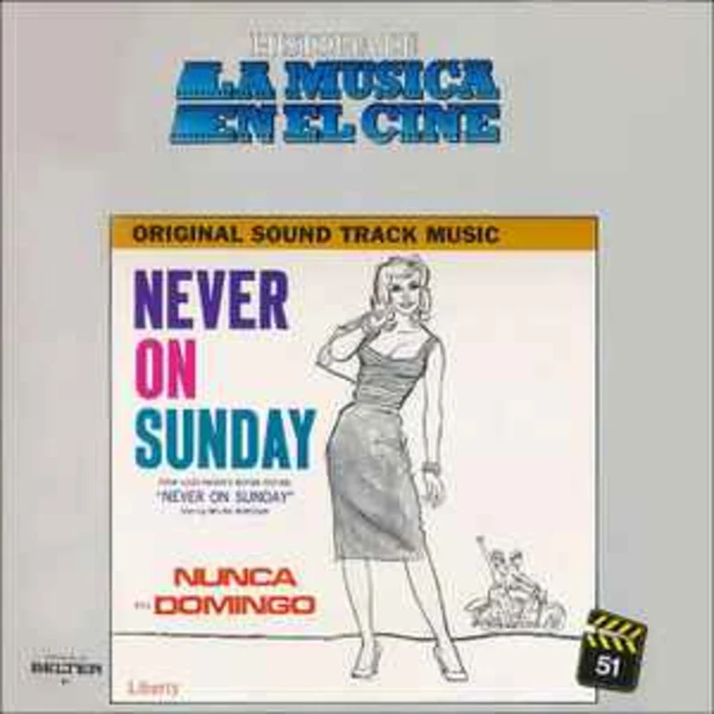 Manos Hadjidakis  Never On Sunday = Nunca En Domingo / Original Sound Track Music)  (1983)