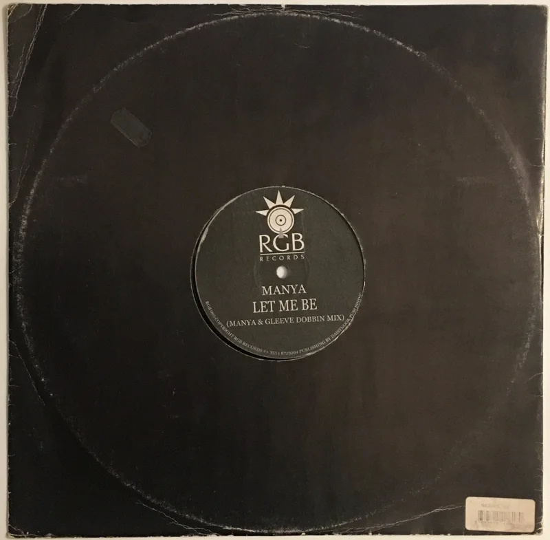 Manya - Let Me Be 12" Single