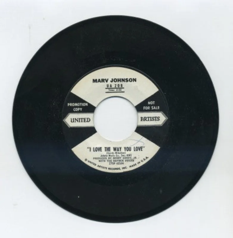 Marv Johnson - I Love The Way You Love/ Let Me Love You