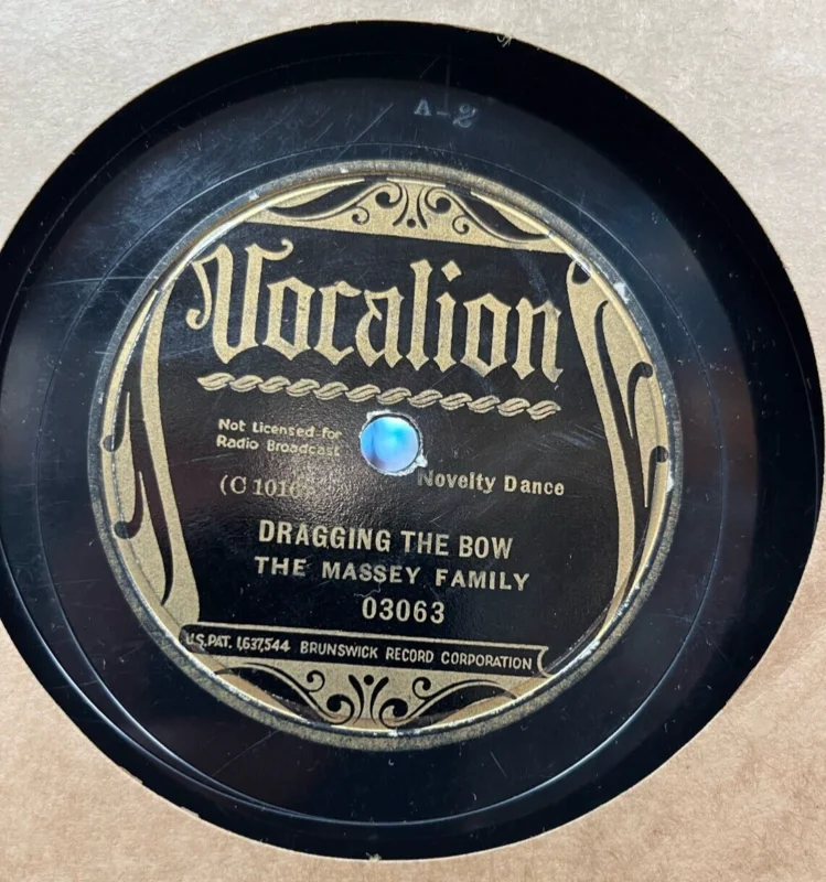 Massey Family - Dragging The Bow b/w Where The Morning Glories Grow
