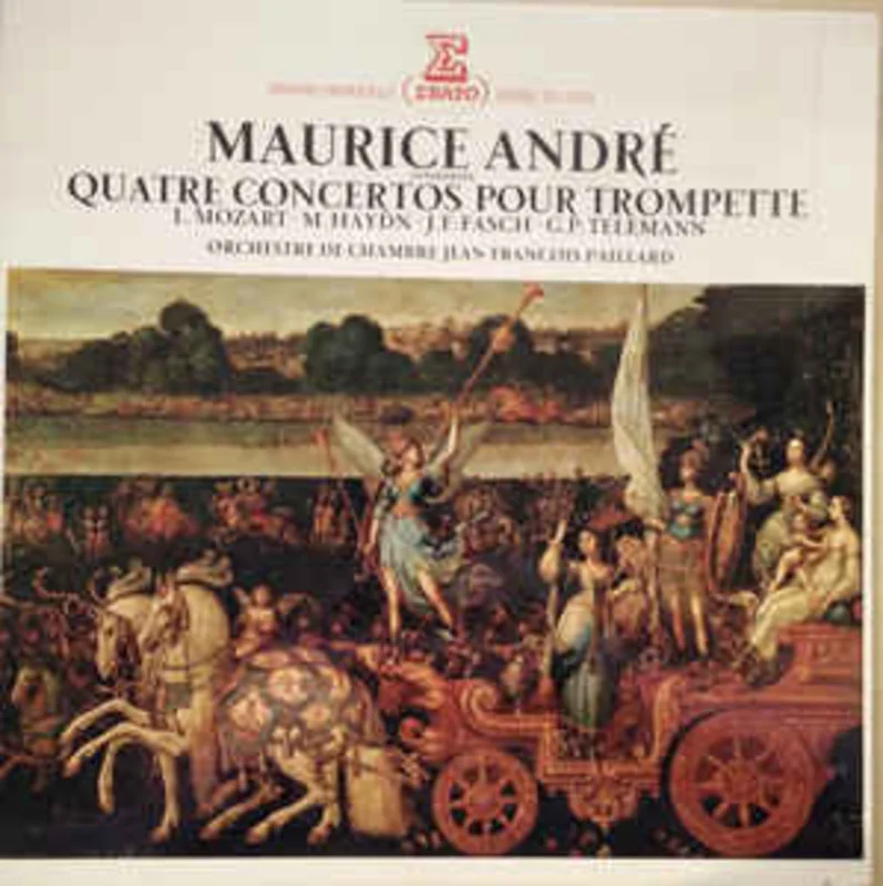 Maurice Andr Interprete L. Mozart*  M. Haydn*  J.F. Fasch*  G.P. Telemann : Orchestre De Chambre Jean-Franois Paillard  Quatre Concertos Pour Trompette