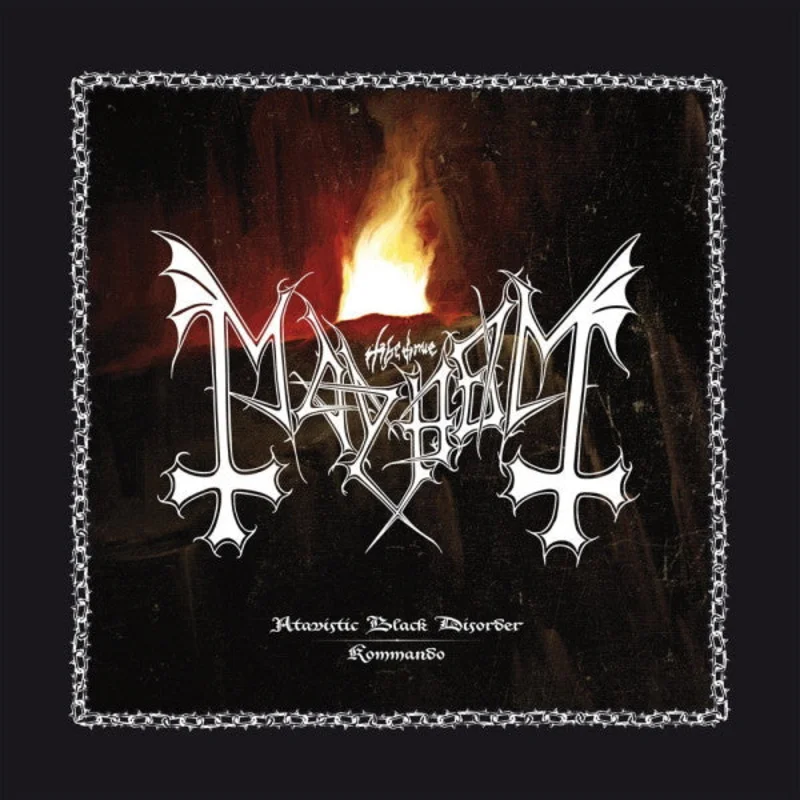 Mayhem - Atavistic Black Disorder / Kommando USED METAL LP (silver vinyl)