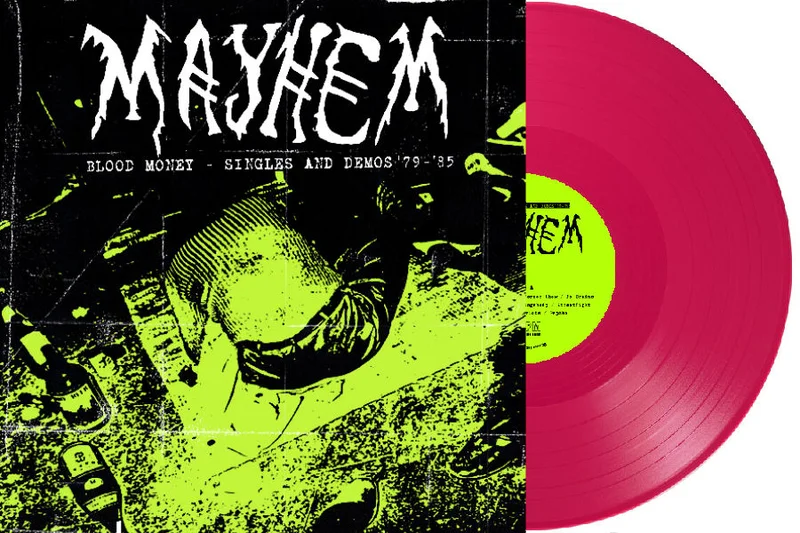Mayhem - Blood Money - Singles And Demos 79 to 85 NEW LP (pink vinyl indie exclusive) ships may