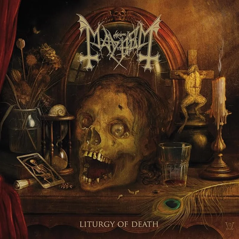 Mayhem - Liturgy Of Death Lp (Ltd (1000) Splatter Black Apricot)