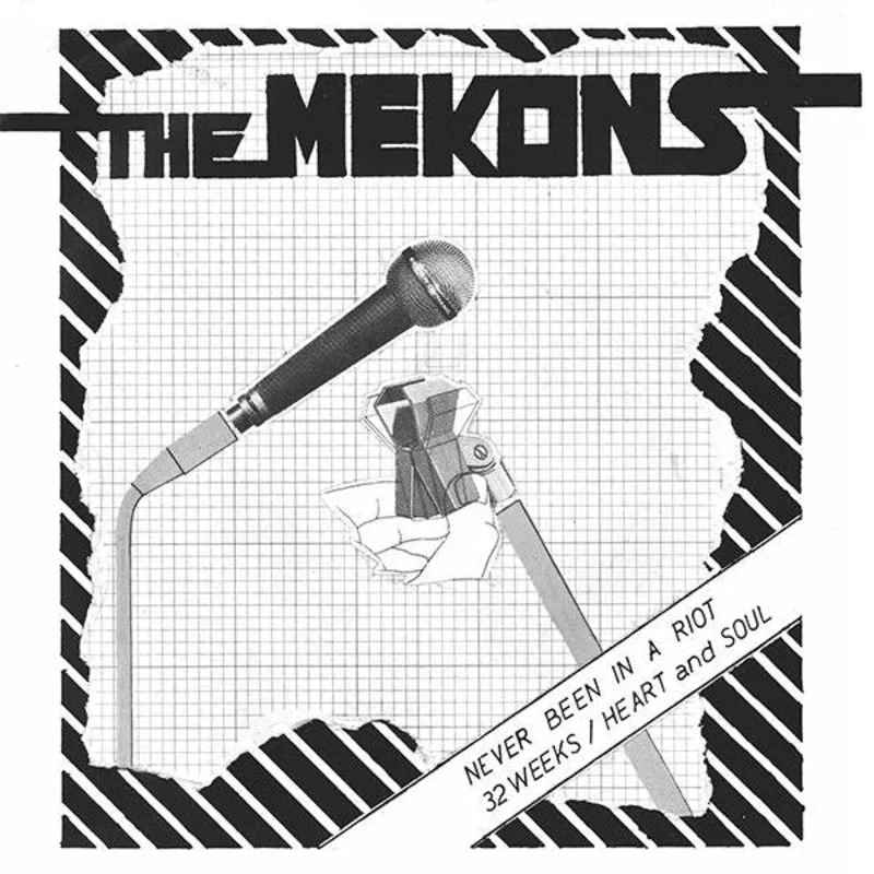 Mekons - Never Been In A Riot USED 7" (clear vinyl)