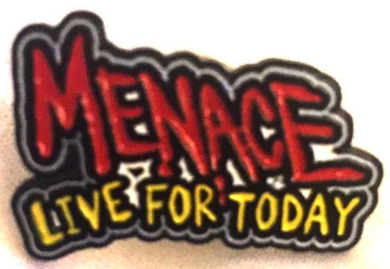 MENACE ENAMEL BADGE