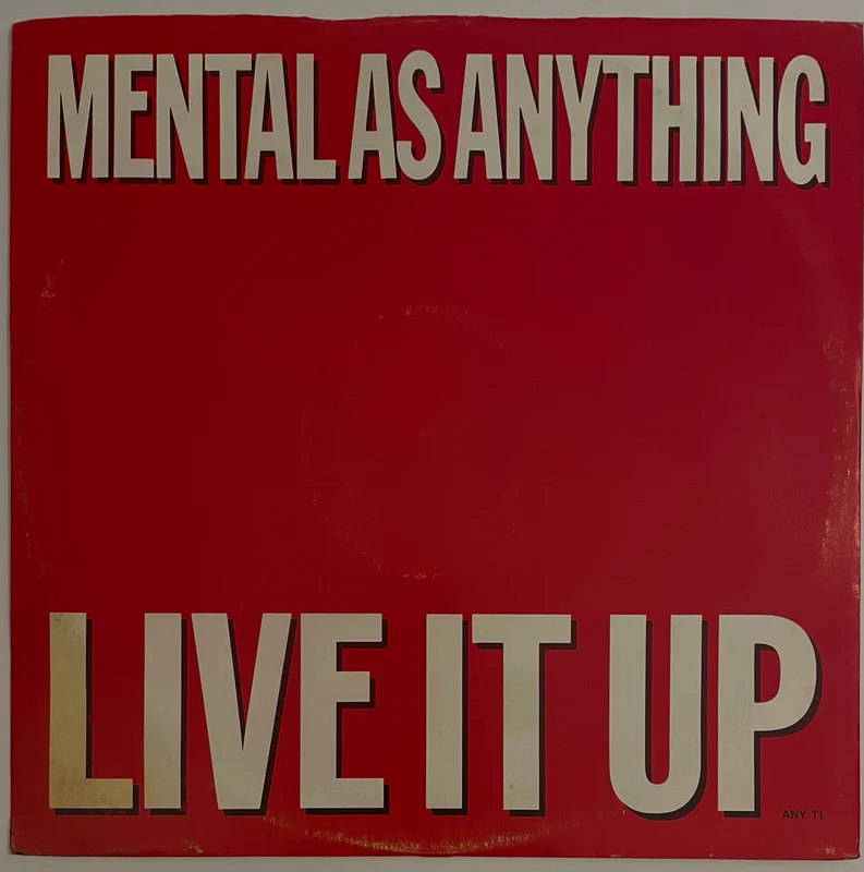 Mental As Anything - Live It Up 12" Single