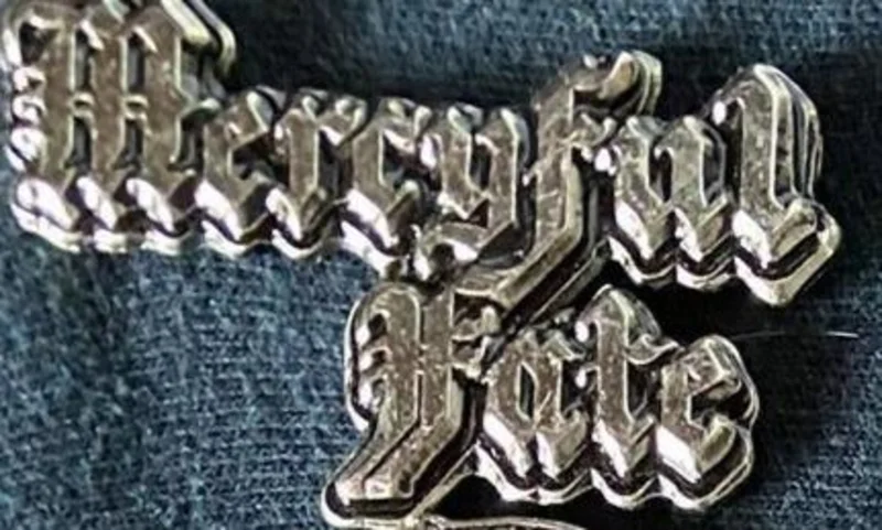 MERCYFUL FATE - LOGO METAL BADGE