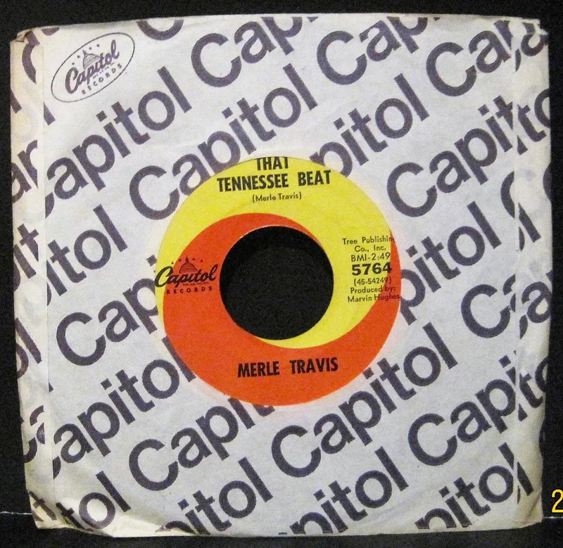 Merle Travis - Moon Over The Motel b/w That Tennessee Beat