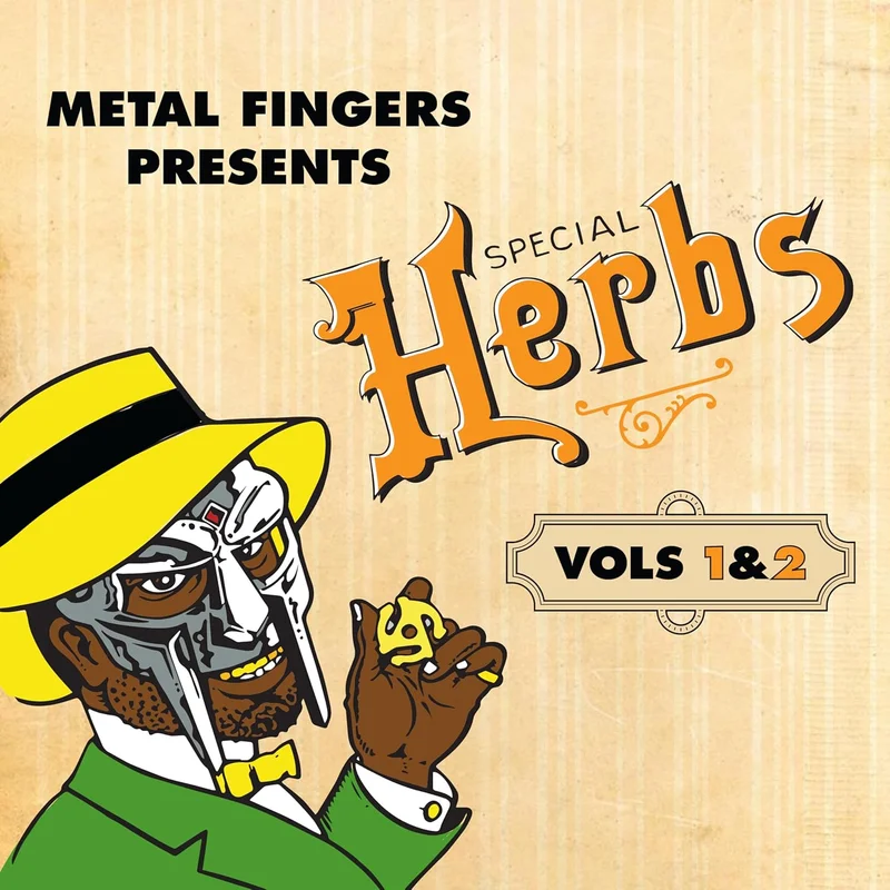 Metal Fingers  Special Herbs (Vols 1&2) Lp (Ltd Mustard Yellow)