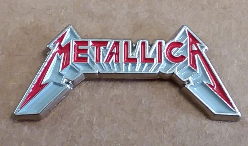 METALLICA ENAMEL BADGE