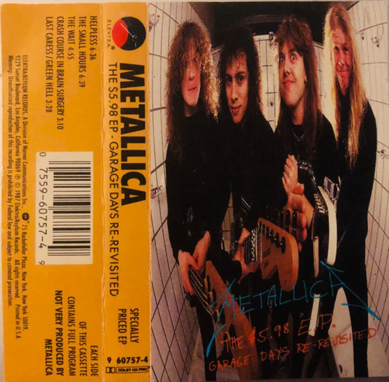 Metallica - The .98 EP - Garage Days Re-Revisited USED CASSETTE
