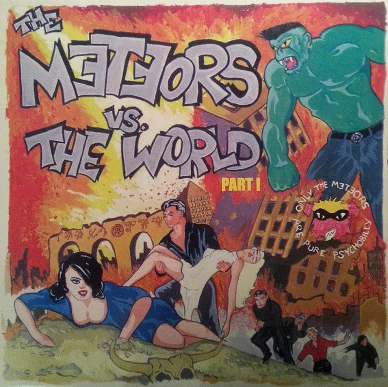 Meteors - The Meteors Vs. The World Part I  NEW PSYCHOBILLY / SKA LP