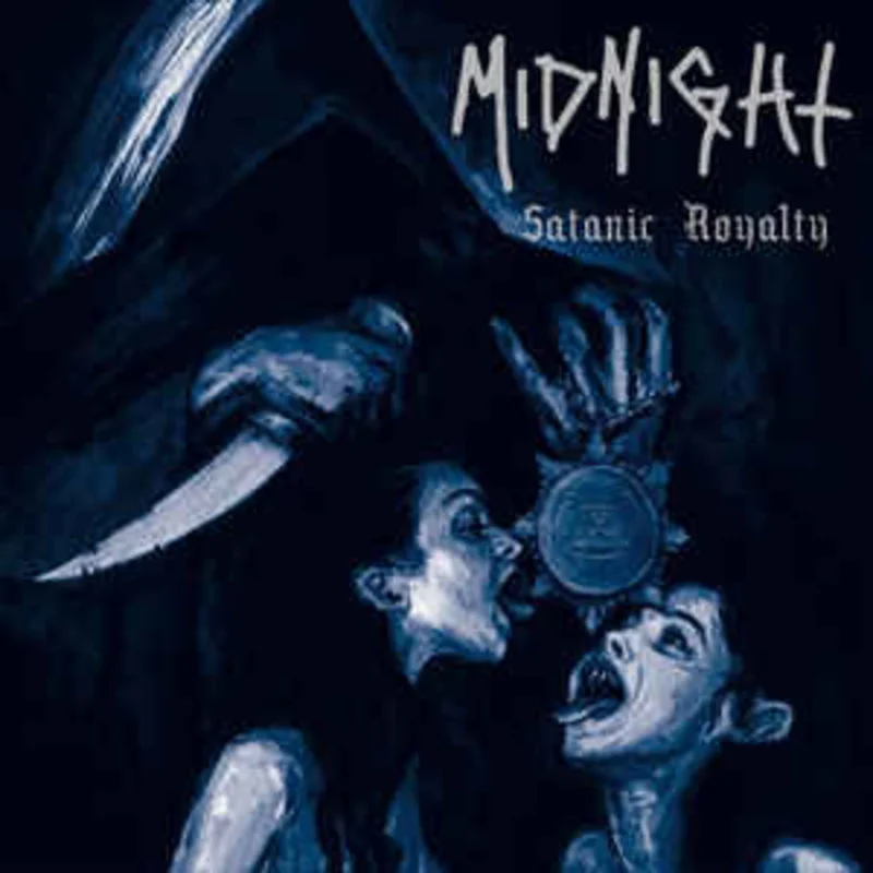 Midnight - Satanic Royalty USED METAL LP (blue black splatter)