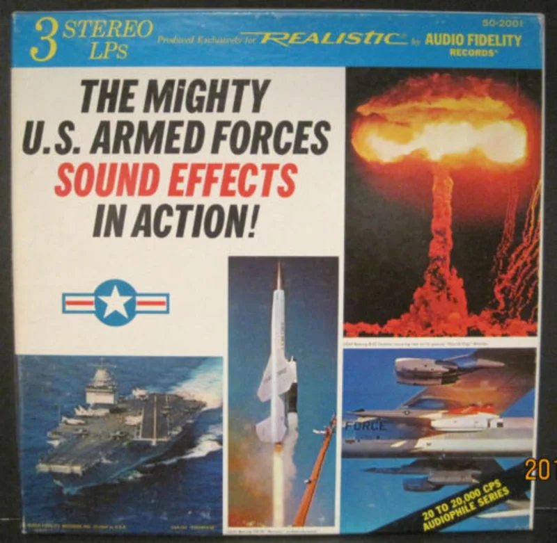 Mighty U.S. Armed Forces Sound Effects in Action! - 3 Lp Box Set