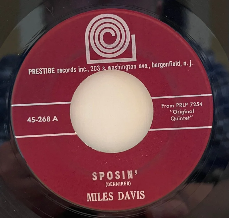 Miles Davis - Sposin' b/w Just Squeeze Me