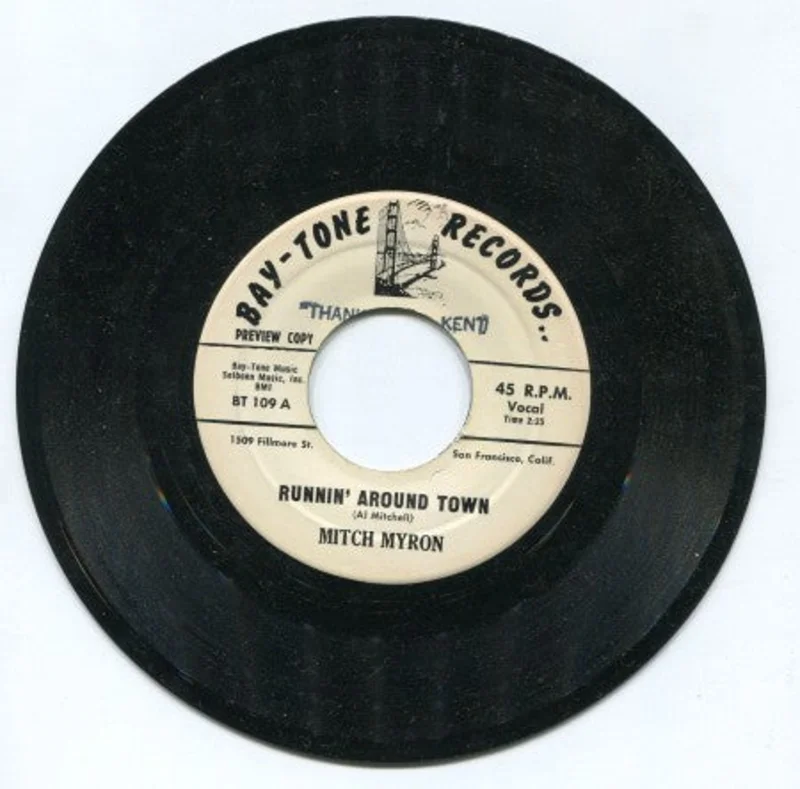 Mitch Myron - Runnin Around Town/ True Love is Hard to Find