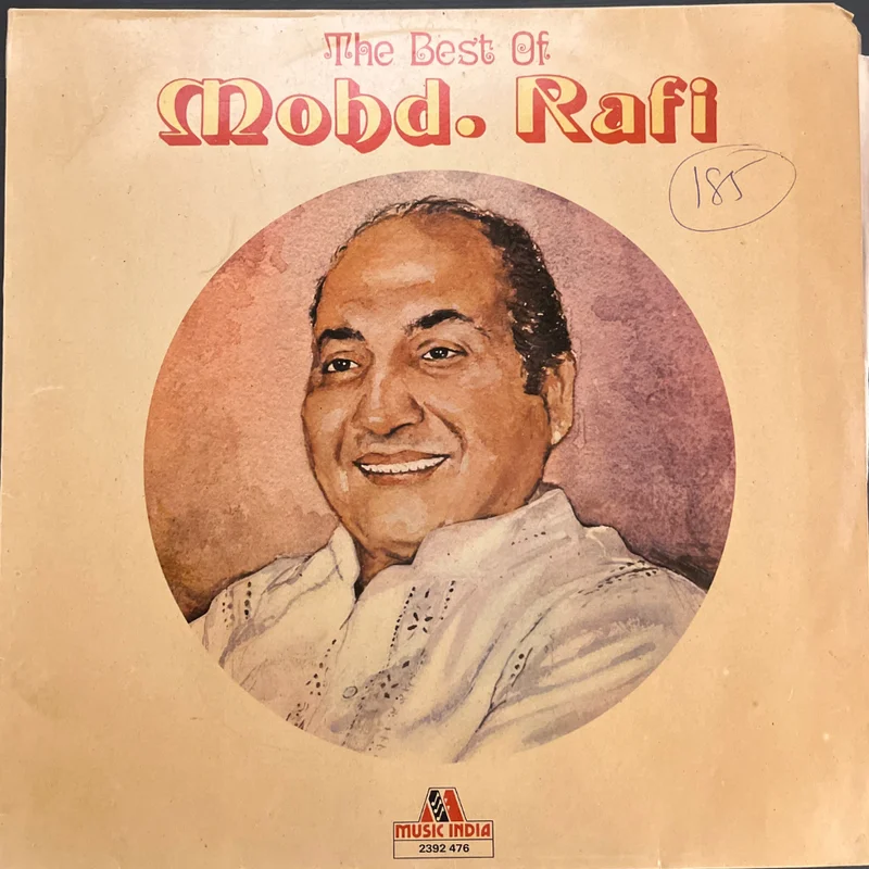 Mohammed Rafi  The Best Of Mohd. Rafi (Used Vinyl - VG+) JB Marketplace